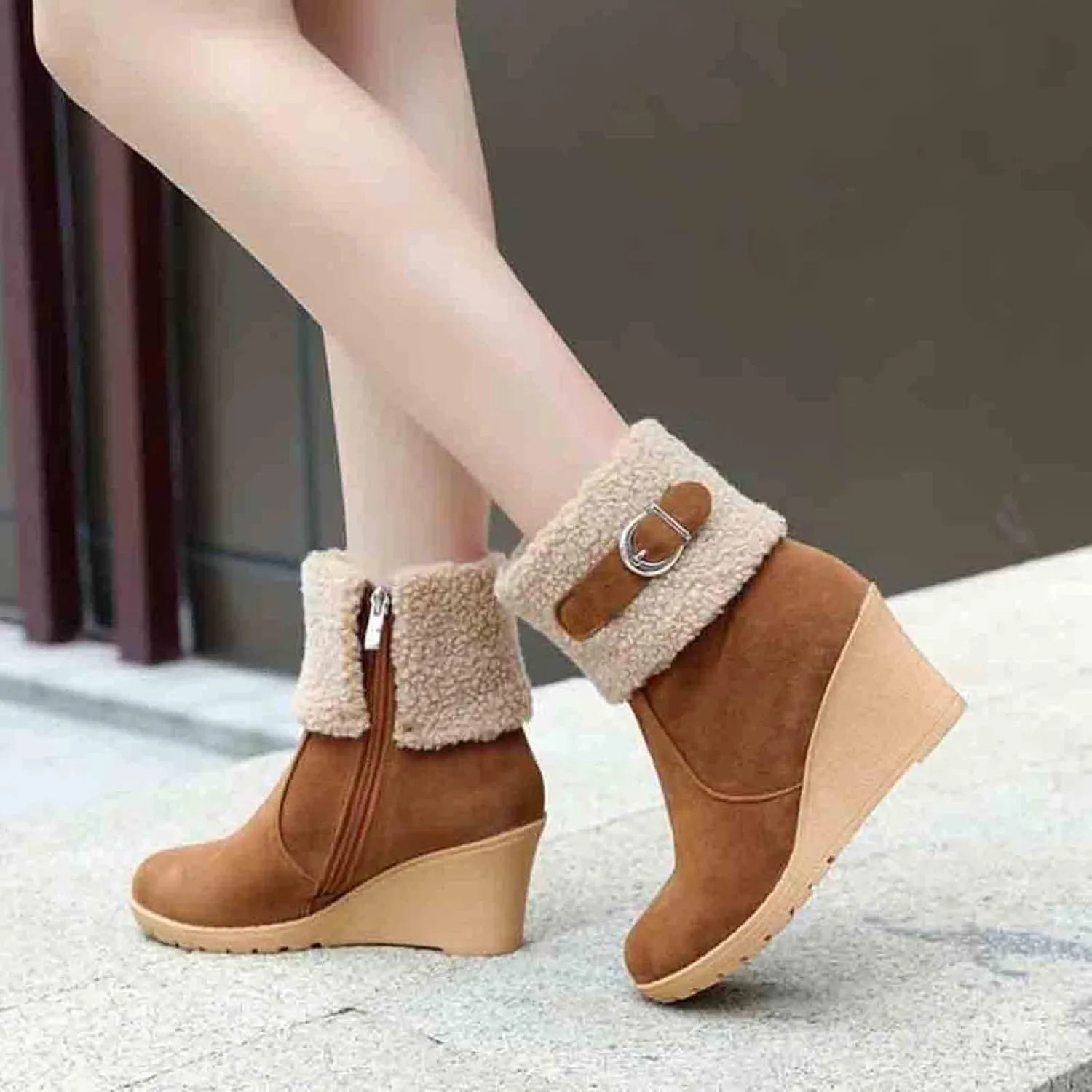 Women's Snow Boots Waterproof Winter Boots Boots Women's Fleece Thickened Warm Short Snow Boots Snow Boots Womens Waterproof Winter Womens Boots Waterproof Women 9 Wide Winter Boot