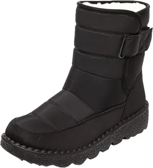 Women's Waterproof Snow Boots Lightweight Waterproof Snow Boots Women Winter Boots Waterproof Cold Weather Woman Winter Boots Knee High Wide Calf Plus Size Snow Boots Extra Wide Calf